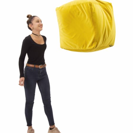 Pouf Cubò Small giallo senape