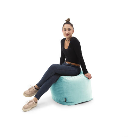 Pouf Cubò Small azzurro Tiffany