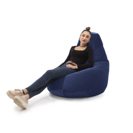 Pouf Sacco Paul blu notte