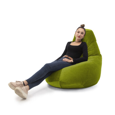 Pouf Sacco Paul verde acido