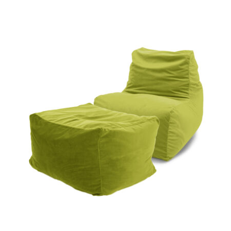 Poltrona Pouf Sòft Large verde acido