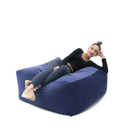 Pouf Cubò Large blu notte