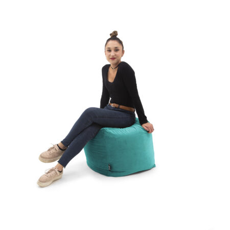 Pouf Cubò Small verde ottanio