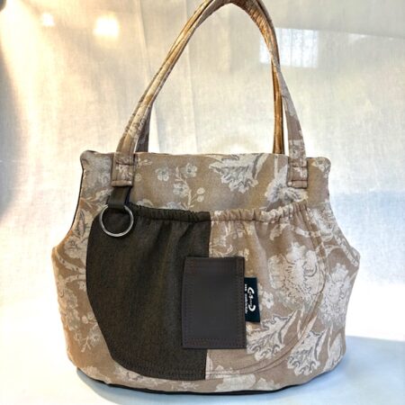 Borsa trasportino EASY FLOWER BROWN pezzo unico